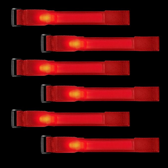 8pcs LED Light Up Bracelets Glow Flashing Wristbands Glow in The Dark Party Supplies for Wedding, Raves, Concert, Camping,Sporting Events, Party
