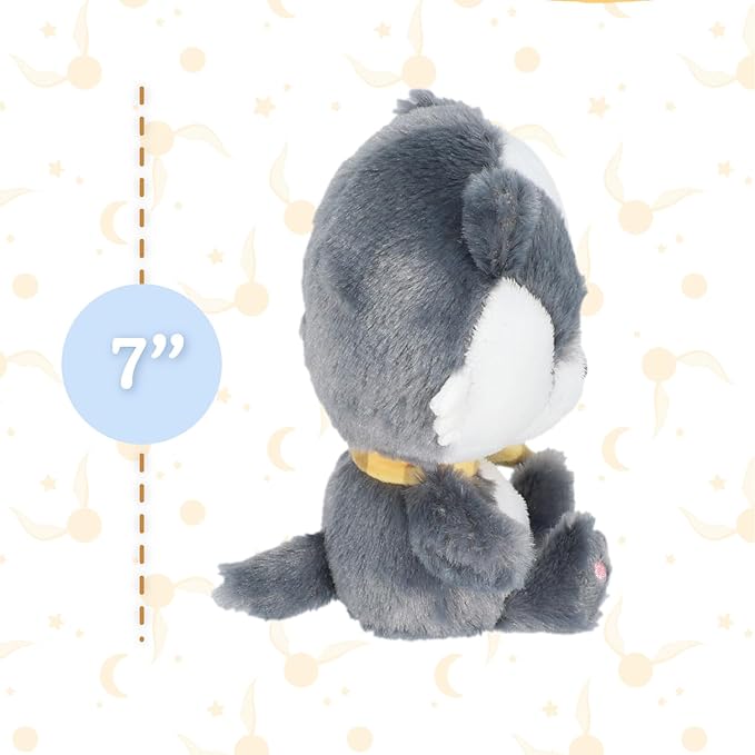 KIDS PREFERRED Harry Potter Hufflepuff Badger Plush Stuffed Animal with Yellow Stripped Scarf Hogwarts House Collectible for Babies, Toddlers, and Kids 6 Inches