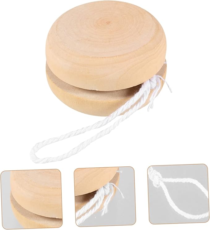 30 pcs Control Responsive Beginners Art Bearing Prizes Blank Xmas Boys and Favors Funny Children Birthday Stuffers Wood Wooden Craft Hand Party Bag Adults Unfinished