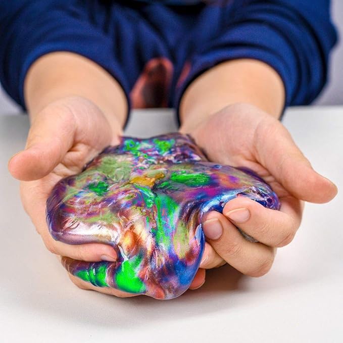 48 Pack Barrel of Slime - Colorful Sludgy Gooey Fidget Kit for Sensory and Tactile Stimulation, Stress Relief, Prize, Party Favor, Christmas Stocking Stuffers