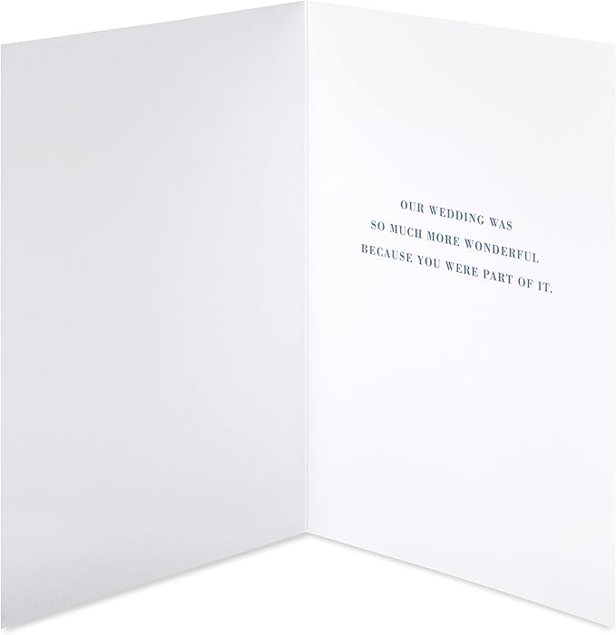 American Greetings Wedding Thank You Cards, Much More Wonderful (8-Count)