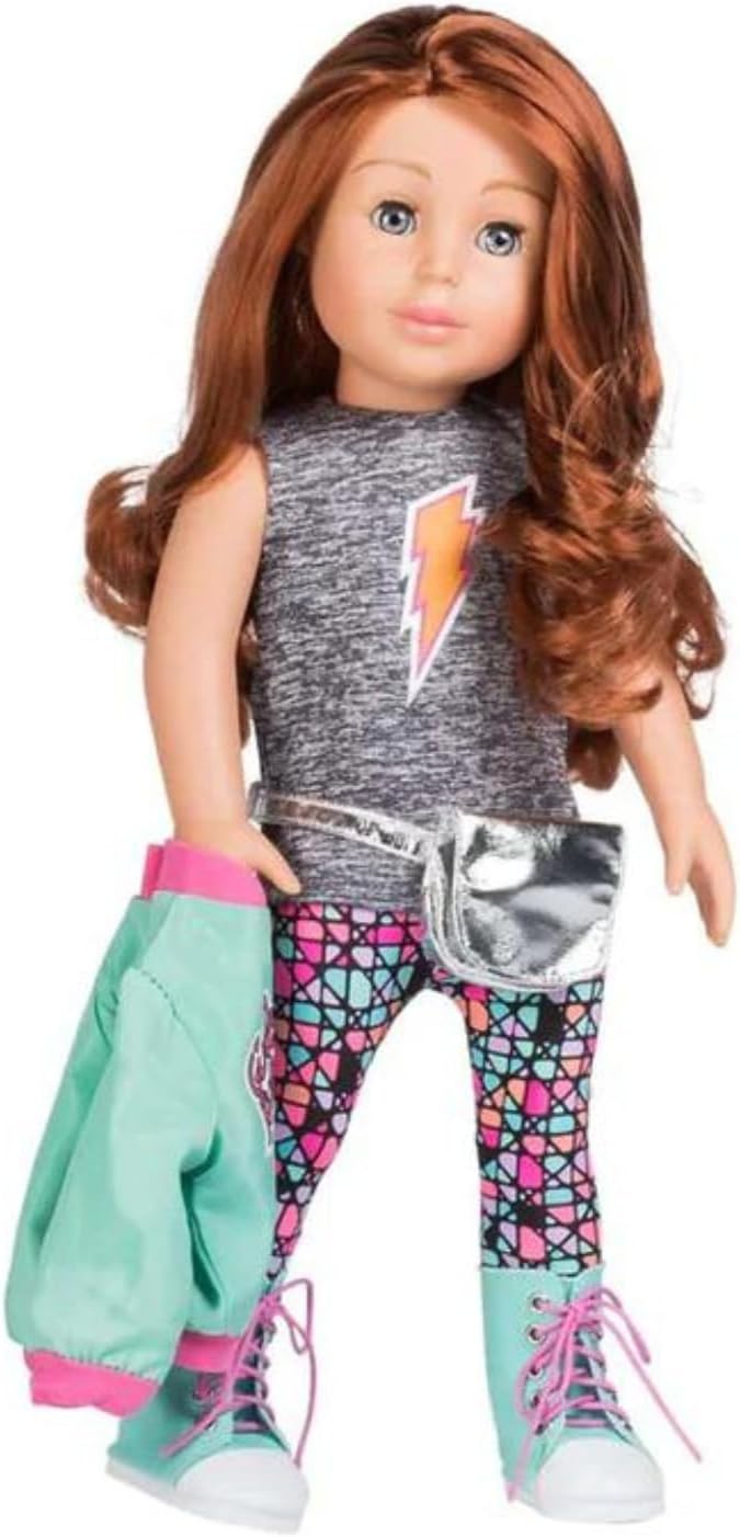 Adora Amazon Exclusive Amazing Girls Collection, 18” Realistic Doll with Changeable Outfit and Movable Soft Body, Birthday Gift for Kids and Toddlers Ages 6+ - Sam