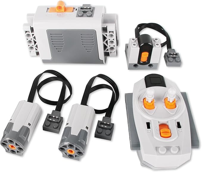 5-in-1 Motor Kit Compatible with Lego Technic, Motor Set with Powerful Motors, Advanced Control Functionality, Ultimate Compatibility