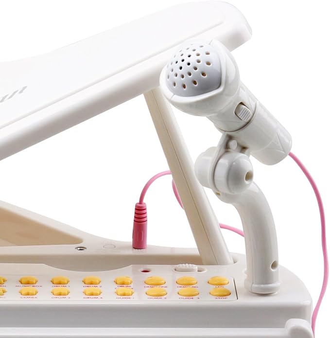 Amy&Benton Piano Keyboard Toy for Toddlers - 31 Key Baby Piano - White - Ages 3-4