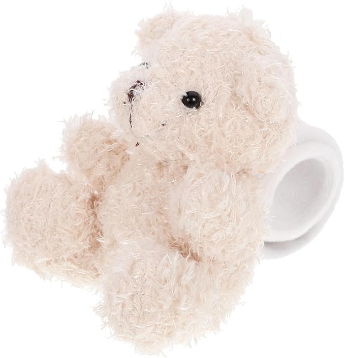 Abaodam Animal Slap Bracelet Bear Slap Bracelet Plush Stuffed Animal Hugger Snap Wrist Band for Kids Birthday Party