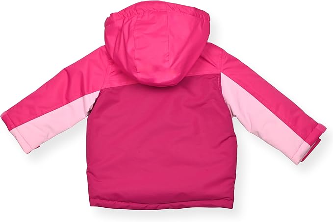 Arctic Quest Little Girls Bib Snow Pants and Ski Jacket Water-Resistant Snowsuit For Kids Winter Jacket For Girls