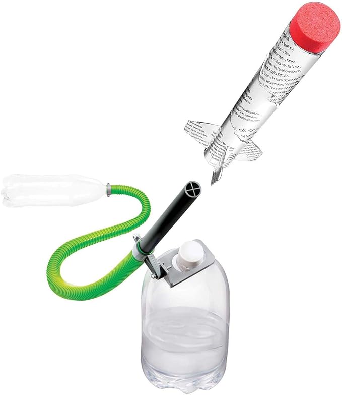 4M Green Science Rocket Kit - STEM Toys DIY Physics Science Experiment Launch Educational Gift, Brown/a (4630)