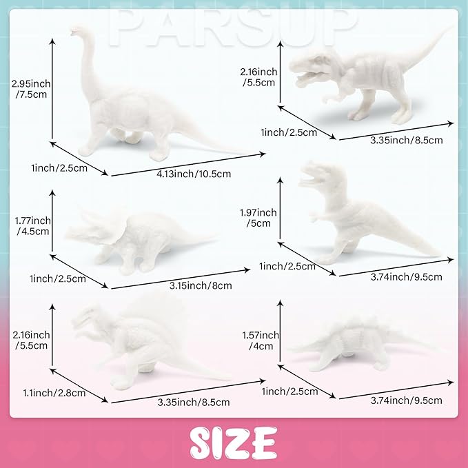 24PCS Valentines Day Cards for Kids with Dinosaur Painting Kit for Kids, Valentines Greeting Cards for School Classroom Exchange Gifts, Happy Valentines Day Arts and Crafts Party Favor Supplies