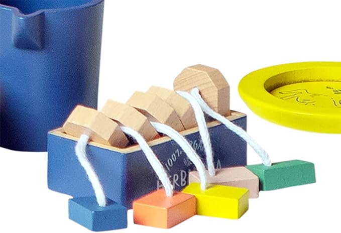 Manhattan Toy Flora & Fauna Toddler & Kids Pretend Play 23-Piece Wooden Tea Set