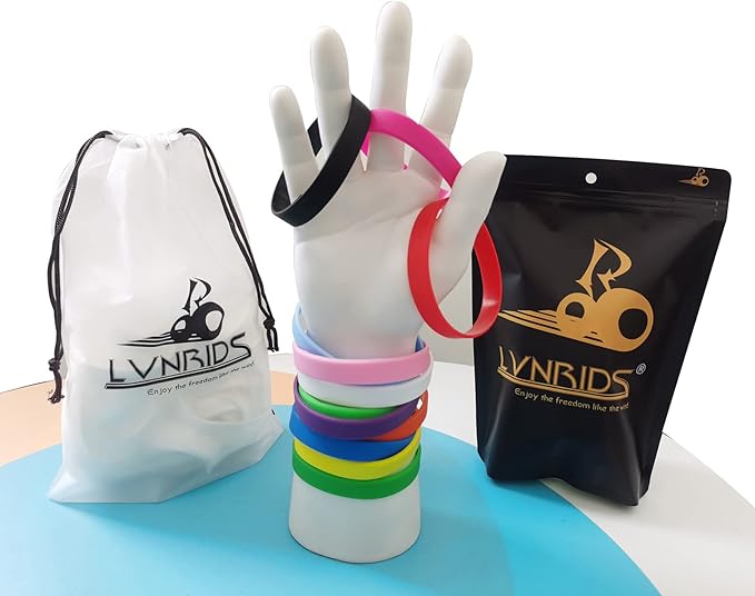 30 PCS Silicone Bracelets Wristbands for kid, Sports Rubber Elastic Wristband Bracelet for Party Decorations Favors Set Pack Purple