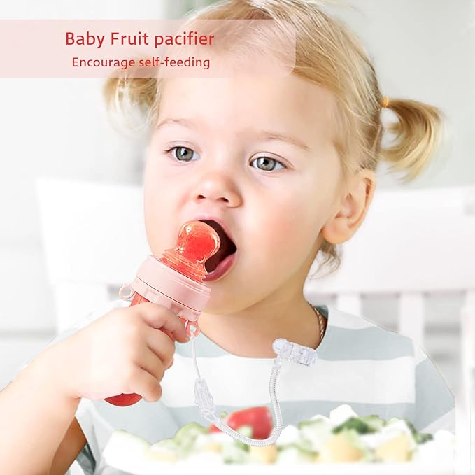 Termichy Baby Food Dispensing Spoon: Squeeze Feeder Dispenser for Baby - Self Feeding Bottle Spoon