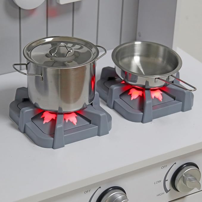 Kids Kitchen Playset,Children Play Kitchen for Toddler,Baby Toy Kitchen Set,Pretend Wooden Kitchen,Birthday Gifts with Play Sink Toy,Lights Sounds, Cooking Set for Kids Ages 3+Boys Girls