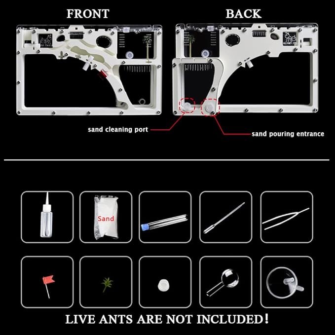 Ant Farming Castle, Habitat Science Learning Kit, Farms for Live Ants, Colony Educational Toy Kit Kids
