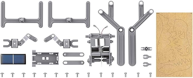 4M Green Science Solar Robot Kit - Green Energy Robotics, Eco-Engineering - STEM Toys Educational Gift for Kids & Teens, Girls & Boys (Packaging May Vary), Multi