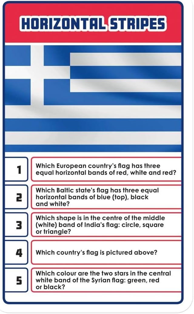 Top Trumps Countries and Flags: Quiz Games - Trivia Quiz - Kids Games for Learning - Great Travel Games and Road Trip Games - Trivia Outdoor Games - Family Games for Kids and Adults 2+ players