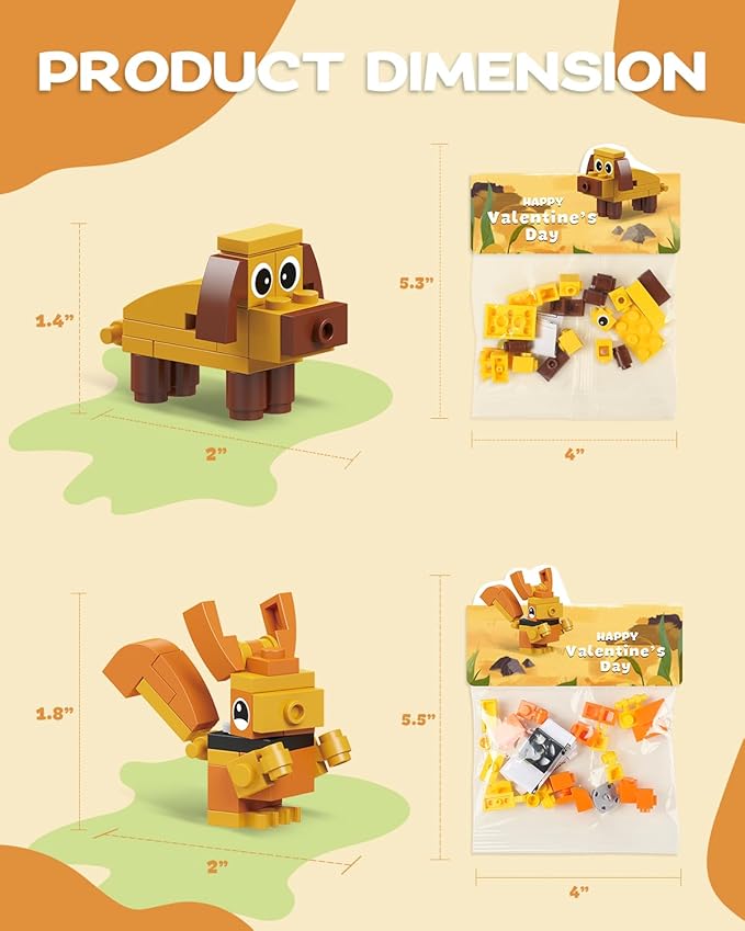 24 Pack Prefilled Valentines Day Gifts for Kids Classroom - Exchange Gifts & Fun Party Favors, Happy Valentine's Day Cards Included, Ideal for Boys & Girls School Classroom Prizes