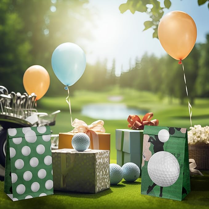 24 Golf Party Favor Bags Golf Goodie Bags Golf Party Favors for Kids Golf Birthday Party Supplies