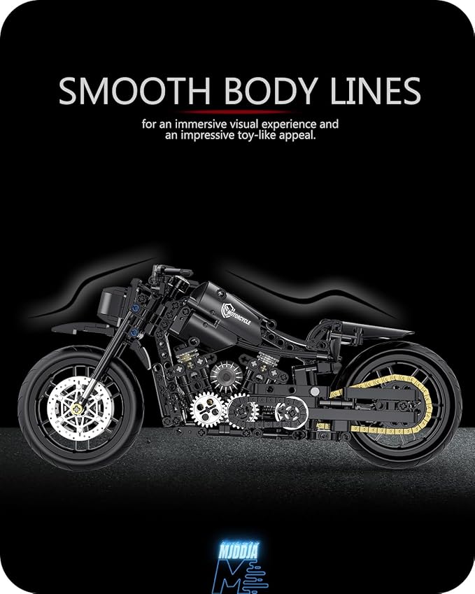 1:8 Motorcycle Building Set for Adults, Building Blocks for Adults, Collectible Toy for 14 15 16+ Years Old Boys, Teenage Boys Gifts on Birthday(579PCS)