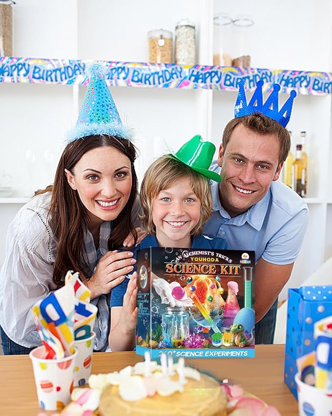 260+ Science Experiments - Over 120 pcs Science Kits for Kids Age 5-7-9-12, Boys Girls Pre School Chemistry Set & STEM Learning Educational Toys, Birthday Gifts Christmas Stocking Stuffers for Kids