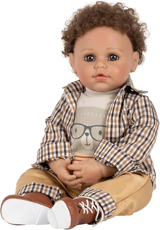 ADORA Realistic Baby Doll Bear Hugs ToddlerTime Doll - 20 inch, Soft CuddleMe Vinyl