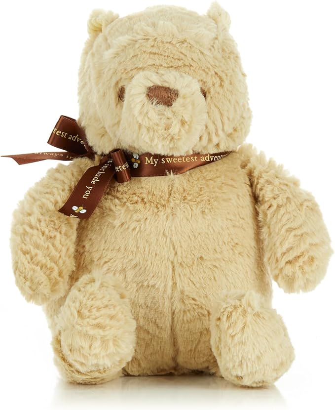 KIDS PREFERRED Baby Classic Winnie the Pooh and Friends Stuffed Animal original version 9 Inch, Pooh
