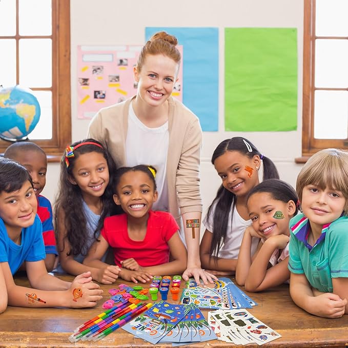 72 Pcs Gone Fishing Party Coloring Book with Crayons Bulk,Summer Fishing Party Favors Goodie Bags Fillers,Little Fisherman Birthday Party Supplies Face Stickers Tattoo Prizes Gift for Summer Party