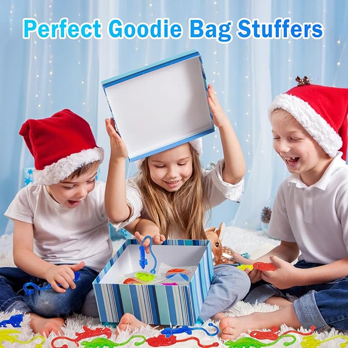 36PCS Sticky Hands Bulk Animal Dinosaur Party Favors for Kids Stretchy Sticky Hand Fidget Toys Goodie Bag Stuffers Treasure Box Toys for Classroom Prizes Birthday Party Supplies Easter Basket Stuffers