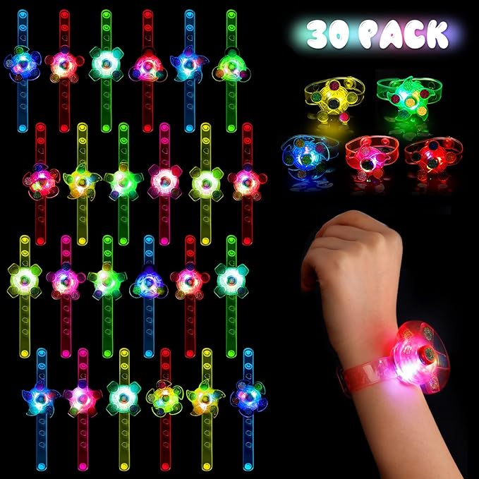 30Pcs Glow in The Dark Party Favors for Kids 8-12 4-8, Easter Egg Fillers Basket Stuffers Teens Neon Encanto Cocomelon Birthday Goodie Bag