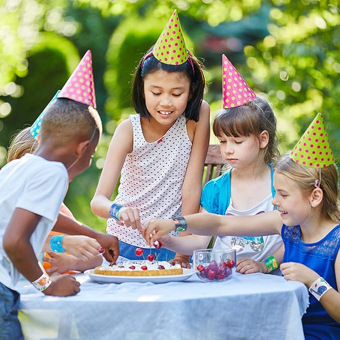 48 Pcs Slap Bracelets for Kids Dinosaur Snap Bracelets Bulk Bracelet for Boys Party Supplies Favors Classroom Prizes Exchanging Gifts Christmas Easter Thanksgiving Holiday Gifts