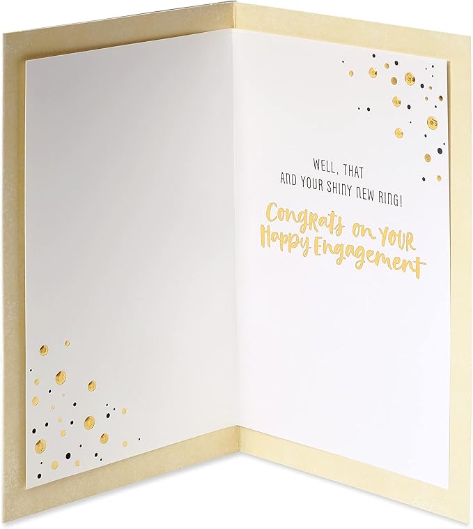 American Greetings Engagement Card (Shiny New Ring)
