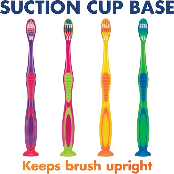 Practicon Child Deluxe Dental Care Kit, Travel Size Bundle w/Toothbrush, Crest Toothpaste, Floss, Lip Balm and Sand Timer, TSA Friendly Kids Oral Care Kit