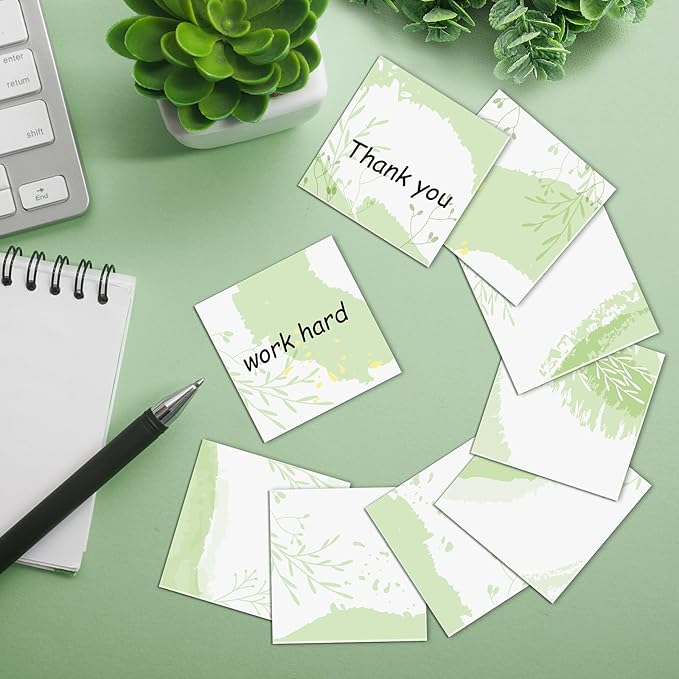 9 Pieces Boho Leaves Sticky Notes Leaves Notes Pads Self-Adhesive Sticky Memo Notes for School Work Office Home Supplies Students Teachers Present