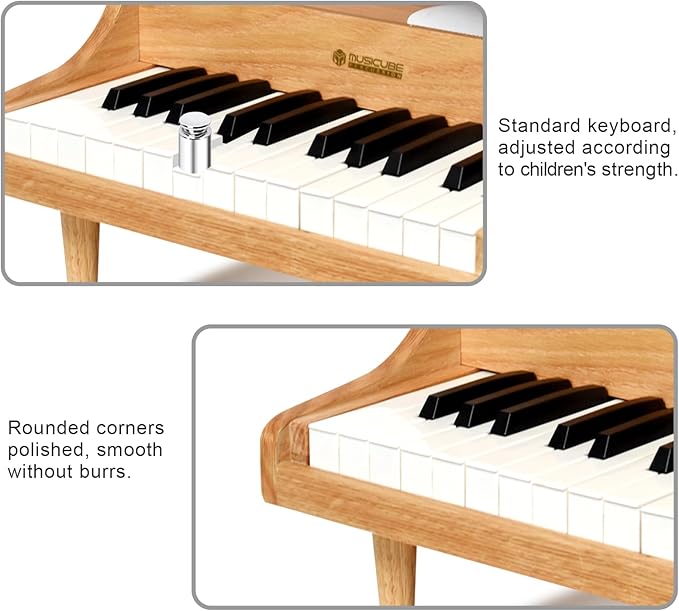 MUSICUBE 25 Keys Grand Digital Piano for Baby Toddler Kid Toy Mini Piano for Baby Educational Musical Toys Gift for Boys Girls Ages 3+
