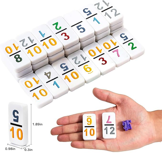 Yinlo Mexican Train Domino Set with Sound Effect, Dominoes Set for Travel, 91 Tiles Double 12 Colored Dominoes Travel Game Set with Aluminum Case（Adult Edition