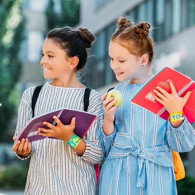 48 Pcs Reading Book Love to Read Slap Bracelets Party Favors, Book Wristbands Bracelets Goodie Bag Fillers for Reading Book Birthday Party Decorations Supplies for Kids Classroom Rewards