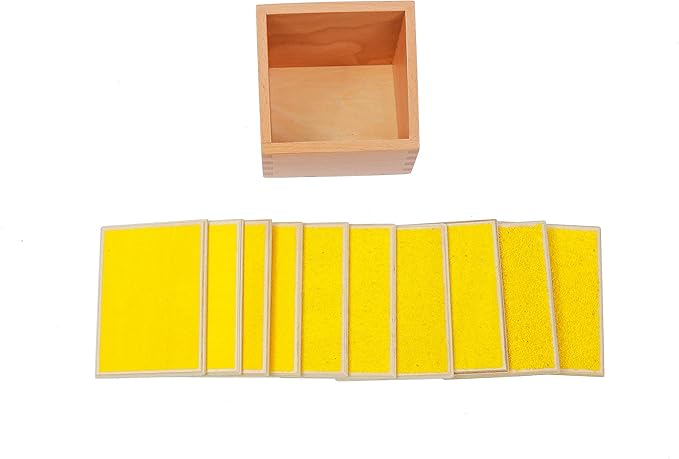 Adena Montessori Touch Tablets - Inspire Sensorial Education and Texture Recognition Sensory Learning and Fine Motor Skills