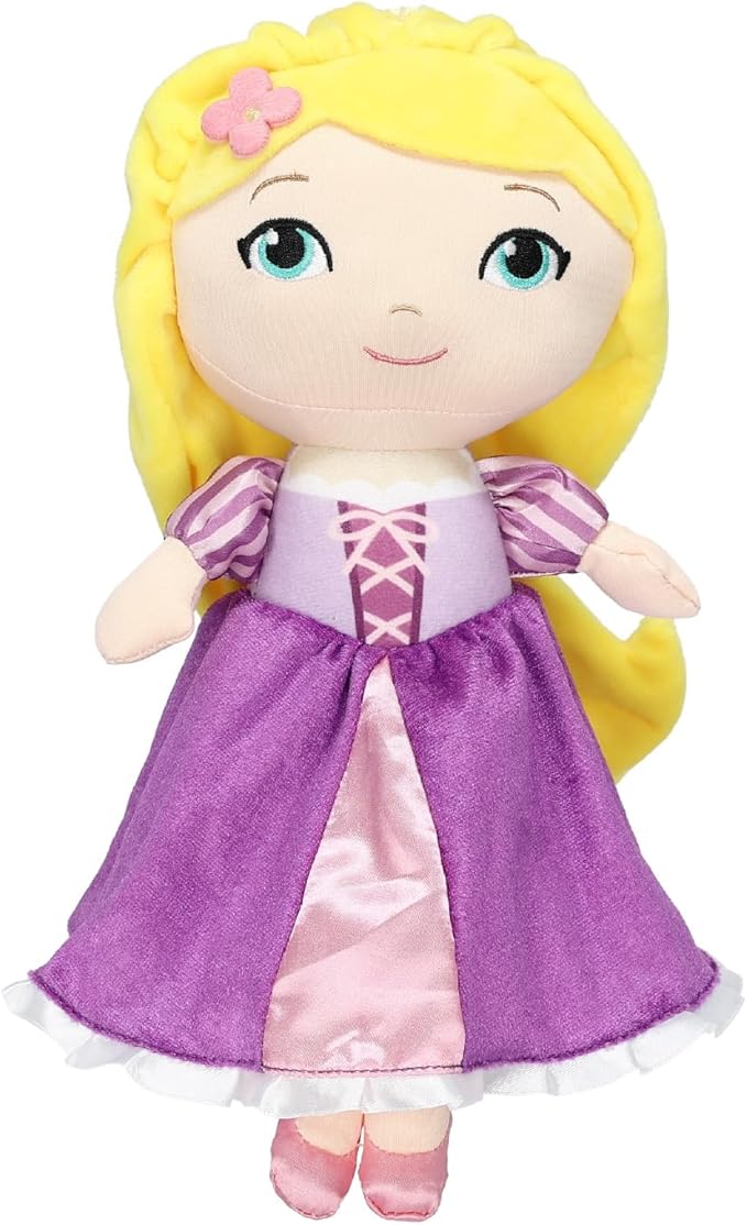 KIDS PREFERRED Disney Baby - Rapunzel 12" Plush Doll with Musical Sounds - Tangled Collectable Stuffed Animal for Babies, Toddlers and Kids