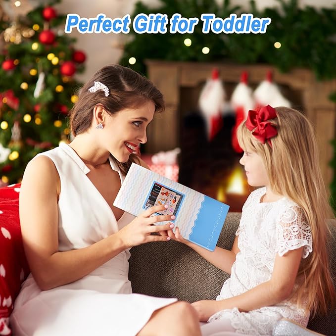 8pcs Wooden Puzzles for Toddlers 1 2 3 4, Toddler Puzzles Ages 1 2 3 4, Montessori Educational Jigsaw Toys Puzzles Christmas Birthday Gift for Kids Girl Boy 1-4 Year Old (Farm Animal)