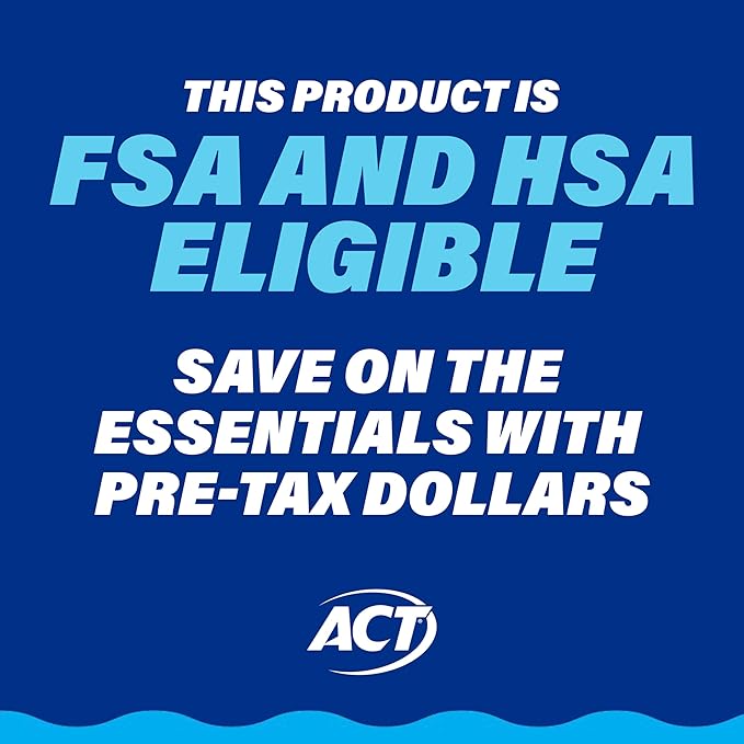 ACT Kids Anticavity Fluoride Mouthwash, Sugar & Alcohol Free Mouth Rinse Strengthens Teeth, Bubble Gum Blowout, 16.9 fl. oz.