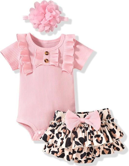 Aalizzwell Newborn Infant Baby Girls Summer Outfit