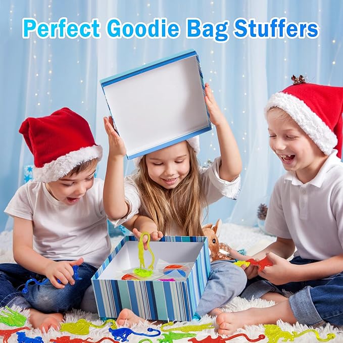 36PCS Sticky Hands Bulk Forest Animal Party Favors for Kids Stretchy Sticky Hand Fidget Toys Goodie Bag Stuffers Treasure Box Toys for Classroom Prizes Birthday Party Supplies Easter Basket Stuffers