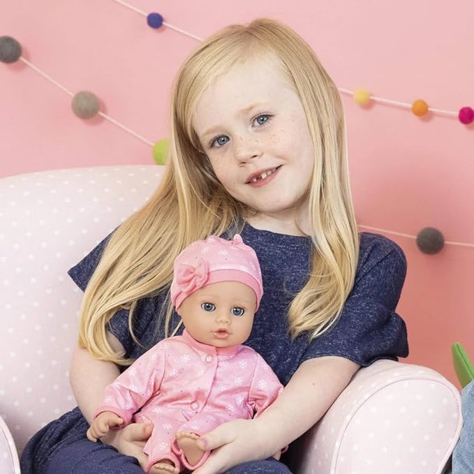Adora Play Time Babies Collection, 13" Baby Doll with Doll Clothes and Accesories, Made with Sweet Baby Powder Scent, and GentleTouch Vinyl Body, Birthday Gift for Ages 1+ - Cozy Snowflakes