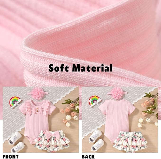 Aalizzwell Newborn Infant Baby Girls Summer Outfit