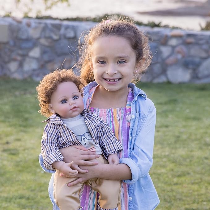 ADORA Realistic Baby Doll Bear Hugs ToddlerTime Doll - 20 inch, Soft CuddleMe Vinyl