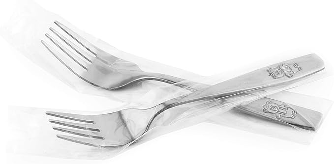 9 Piece Stainless Steel Kids Forks, Kids Cutlery, Child and Toddler Safe Flatware, Kids Silverware, Kids Utensil Set, Includes A Total of 9 Forks for Great Convenience, Ideal for Home and Preschools