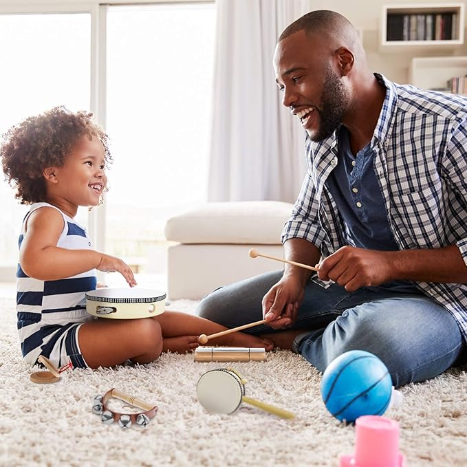 STOIE'S Wooden Toddler Musical Instruments for Kids Ages 5-9 Montessori Baby Musical Instruments for Toddlers 3-5 Kids Musical Instruments Toys Music