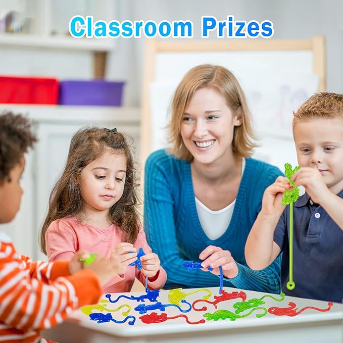 36PCS Sticky Hands Bulk Animal Dinosaur Party Favors for Kids Stretchy Sticky Hand Fidget Toys Goodie Bag Stuffers Treasure Box Toys for Classroom Prizes Birthday Party Supplies Easter Basket Stuffers