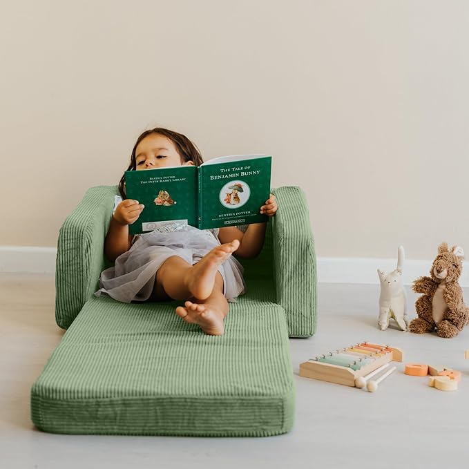 ZICOTO Sturdy Toddler Chair and Couch - The Perfect Kids Sofa for Girls and Boys - Ideal Fold Out Sofa Chairs to Give Your Kids a Safe and Fun Place to Sit