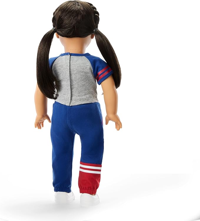 American Girl New York Giants 18 inch Doll Fan Outfit and Accessories, Blue and Red, 6 pcs, Ages 6+