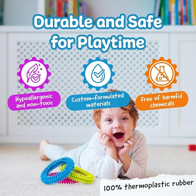 30PCS Sensory Fidget Toys for Kids Adults-Stretchy Fidget Bracelet&exture,Calming Autism Sensory Toys for Needs Autistic Children,Calm Down Toy for Toddler Girls Boys